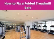 fixing folded treadmill belt