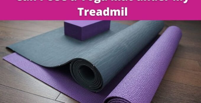 yoga mat under treadmill
