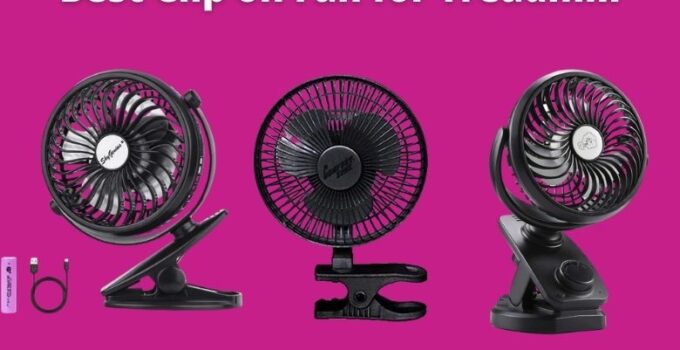 battery operated clip on fan for treadmill