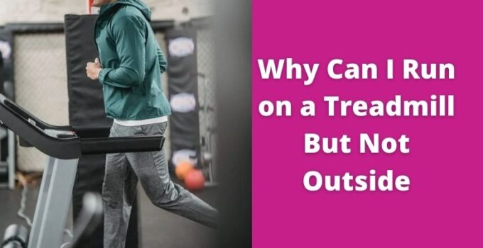 on a treadmill